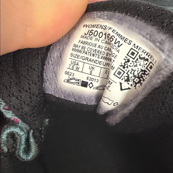 Merrell Women's Trail Sneakers - Teal & Purple - Picture 5 of 5